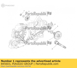 Aprilia 845603, Polia dentada, OEM: Aprilia 845603
