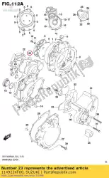 Tutaj możesz zamówić uszczelka, start id od Suzuki , z numerem części 1149224F00: