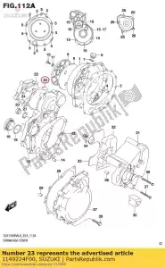 suzuki 1149224F00 uszczelka, start id - Dół