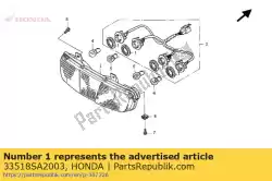 pakking, afdichting van Honda, met onderdeel nummer 33518SA2003, bestel je hier online: