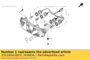 Honda 33518SA2003 pakking, afdichting - Onderkant