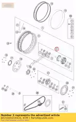 Here you can order the rear hub cpl. From KTM, with part number 6031001014433: