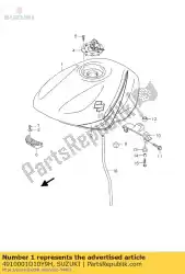 Here you can order the tank assy,fuel from Suzuki, with part number 4910001D10Y9H:
