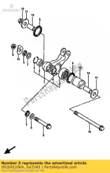 Here you can order the bearing from Suzuki, with part number 0926912004: