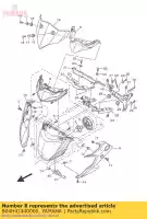 B04H41440000, Yamaha, capa, farol yamaha  mt 320 660 2016 2017 2018 2019, Novo