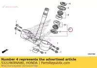 53219KRNA80, Honda, zespó? trzpienia, uk?ad kierowniczy honda crf  r l m x crf250r 250 , Nowy