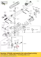 270100071, Kawasaki, interruptor, embrague kawasaki klx  r klx450r klx450 klx140l klx140 klx300r klx140r 450 140 300 , Nuevo