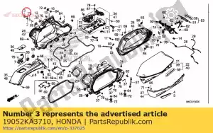 Honda 19052KA3710 collar, radiator mounting - Bottom side