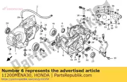 Here you can order the crankcase comp., l. From Honda, with part number 11200MENA30: