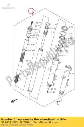 Qui puoi ordinare damper assy, ?? Fro da Suzuki , con numero parte 5110311J00: