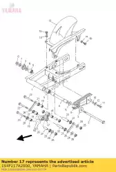 Aqui você pode pedir o braço, retransmissão em Yamaha , com o número da peça 1S4F217A2000: