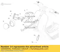 1D000445, Piaggio Group, Lampeggiante r vespa vespa zapm80100, zapm80101, zapma7100 zapm80101 zapm808g, zapm80200, zapm8020, zapma7200, zapma78g zapma720 zapmd710 zapmd7200,  946 125 150 946 2014 2015 2016 2017 2018 2019 2020 2021 2022, Nuovo
