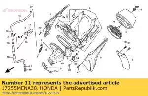 Honda 17255MENA30 zespó?, pod??cz filtr powietrza - Dół