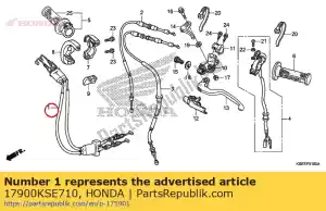 Honda 17900KSE710 comp. cabo, acelerador - Lado inferior