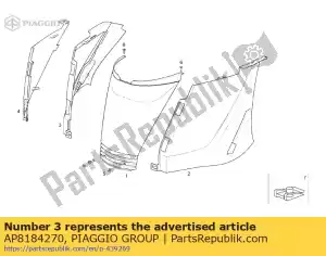 Piaggio Group AP8184270 l.rh undersaddle. black - Bottom side