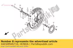 sub assy, ?? Fr wiel van Honda, met onderdeel nummer 44650MAN710, bestel je hier online: