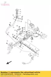 Ici, vous pouvez commander le kit cylindre, maître auprès de Yamaha , avec le numéro de pièce 56P258085000: