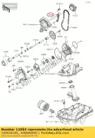 120530181, Kawasaki, cadeia-guia zx1000jbf kawasaki  zx 1000 2011 2012 2013 2014 2015 2016 2017 2018 2019 2020, Novo