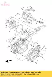 Ici, vous pouvez commander le carter moteur auprès de Yamaha , avec le numéro de pièce 5KM151001200: