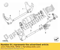 23317681468, BMW, przesuwna szyna - 167x11,8 bmw  20 900 1200 2004 2005 2006 2007 2008 2009 2010, Nowy