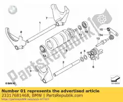 Aquí puede pedir carril de cambio - 167x11,8 de BMW , con el número de pieza 23317681468: