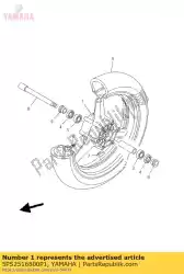 Here you can order the cast wheel, front from Yamaha, with part number 5PS2516800P1: