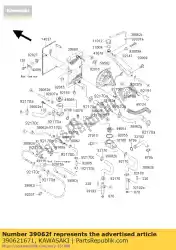 Tutaj możesz zamówić ch? Odzenie w?? A, pipe-rad od Kawasaki , z numerem części 390621671: