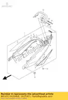 6816517H20HUE, Suzuki, fita, cauda do assento suzuki gsx 650 2010 2011, Novo