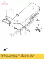 3TB247707000, Yamaha, pó?pe?ne siedzisko kpl yamaha xt xte xtk 600, Nowy