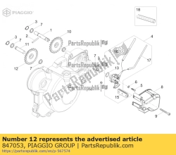 Aprilia 847053, Ko?o z?bate z13 / 24, OEM: Aprilia 847053