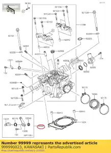 kawasaki 999990023 kit., décompression manuelle kx250-n1 - La partie au fond