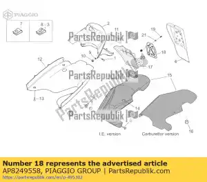Piaggio Group AP8249558 portatarga - Mezzo