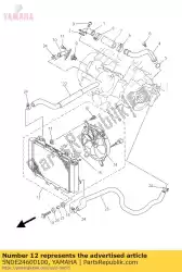 Ici, vous pouvez commander le radiateur assy auprès de Yamaha , avec le numéro de pièce 5NDE24600100: