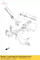 1WDF61220000, Yamaha, guiador (direita) yamaha  yzf r 300 2015 2016 2017 2018, Novo