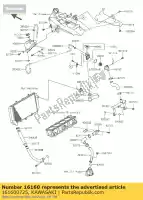 161600725, Kawasaki, corpo, lwr zr800ads kawasaki z 800 2013 2014 2015 2016, Novo