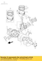 1222906B100B0, Suzuki, Rodamiento c. eje suzuki gsf gsx gsx r 750 1100 1200 1985 1986 1987 1988 1989 1990 1991 1992 1993 1994 1995 1996 1997 1998 1999 2000 2001 2002 2003 2004 2005 2006, Nuevo