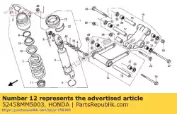 Ici, vous pouvez commander le aucune description disponible pour le moment auprès de Honda , avec le numéro de pièce 52458MM5003: