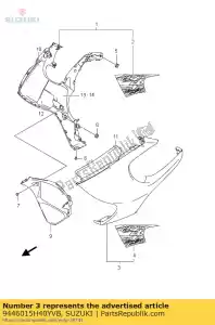 suzuki 9446015H40YVB carenado comp, si - Lado inferior