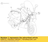 648572, Piaggio Group, transmissão flexível completa para contador de quilômetros piaggio x x8 125 150 200 250 400 2004 2005 2006 2007 2008, Novo