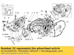 Piaggio Group GU32206510 plugue de respiro - Lado inferior