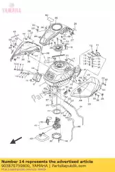 Here you can order the collar (1t2) from Yamaha, with part number 903870759800: