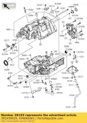 Here you can order the pipe-oil er650a6s from Kawasaki, with part number 391930029: