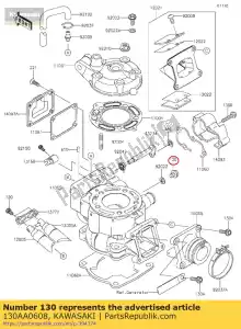 kawasaki 130AA0608 comune flangiato a bullone - Il fondo