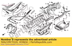 dekking, onder van Honda, met onderdeel nummer 50621MCT020, bestel je hier online: