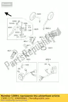 130911272, Kawasaki, supporto, leva frizione kawasaki el eliminator b f gpz uni trak a d  s gt g e ex400 z550 ex500 zx400 r gpx ex250 z750 p gpz400a gpz550 ltd450 gt550 gpz500s el250 gpx250r el250d el250e gt750 zz r250 el252 er 5 125 250 252 550 500 400 750 450 , Nuovo