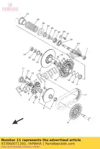 yamaha 933060071300 llevando - Lado inferior