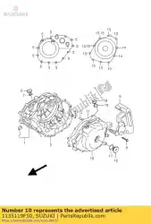 Aqui você pode pedir o capa magneto em Suzuki , com o número da peça 1135119F50: