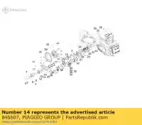 846607, Piaggio Group, empaquetadura aprilia gilera  gp srv zapm55103, zd4m55104, zapm55104 800 850 2007 2009 2012 2016 2017 2018 2019, Nuevo