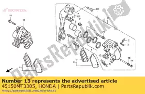 Honda 45150MT3305 compasso de calibre, l. fr. - Lado inferior