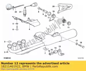 bmw 18211461922 ojal - Lado inferior